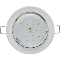 Купить Светильник встроенный Ecola GX53-H6 плоский 16x101 Белый