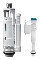 Купить Арматура водосливная двухуровневая, нижний подвод, круглая прокладка (1/20) "IDDIS"  F012400-01K