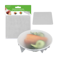 Купить Крышка силикон. для хранения 14*14 см (1/12/144) "Мультидом" VL80-171