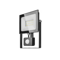 Купить Прожектор светодиодный (LED)  "Онлайт"  OFL  30W  4000 K  IP65  (датчик движ.) черный (1/40)  61 984