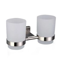 Купить Стаканы для ванной комнаты 2 шт. с держателем G1708, сатин (1/10/20) "GAPPO"
