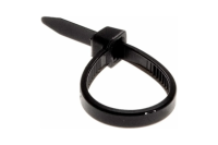Купить Хомуты нейлон 2,5 х 100 мм (набор 25 шт.), черные (1/10/1400) "REXANT" 07-0101-25