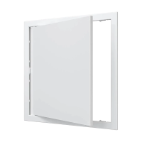 Купить Люк-дверца ревизионная нажимная 368 х 368 мм с фланцем пластик (1/14) "AURAMAX" AD3535