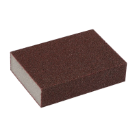 Купить Губка для посуды "Карборундовая" 10*7*2,5 см (1/20/500) "Рыжий кот"