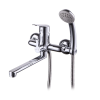 Купить Смеситель для ванн "PARTNER"  LM6513C  длинный плоский излив (1/8) "LEMARK"