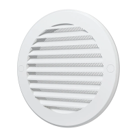 Купить Решетка вентиляц. круглая с сеткой D 196 мм с фланцем D160 (1/35) "Эра" 16ркс