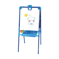 Купить Мольберт детский двустор. с пеналом м2л/с2 (синий) (1) "Ника"