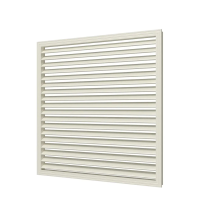 Купить Экран декоративный на радиатор пласт. 600 х 600 мм слоновая кость (1/5) "Эра" п6060р сл.кость