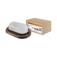 Купить Светильник нпб1201 овал 100вт IP54, венге (1/4) TDM SQ0303-0429