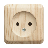 Купить Розетка открыт. уст. "Этюд" 1 местн. 16а, сосна (1/25/200) "SCHNEIDER"