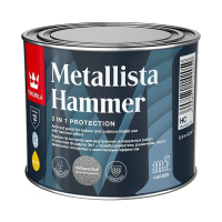 Краска по ржавчине  3 в 1 "METALLISTA HAMMER" молотковая база HC 0,4 л (1/24) "Тиккурила"