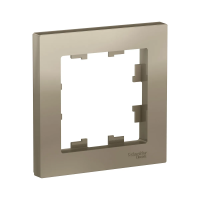 Купить Рамка "ATLASDESIGN" 1 местн. универс., шампань (1/20/120) "SCHNEIDER"