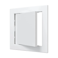 Купить Люк-дверца ревизионная нажимная 168 х 168 мм с фланцем пластик (1/32) "AURAMAX" AD1515