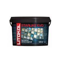 Купить Затирка эпоксидная 2-х комп. "STARLIKE EVO" S.102 BIANCO GHIACCIO, ведро 2,5 кг (1) LITOKOL