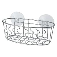 Купить Полка для ванной на присосках 17,3*7*6,2 см хром. (1/24/48) "Рыжий кот" ELINE-B-2