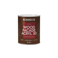 Краска по дереву "WOOD FACADE ACRYL 50" база C 0,9 л (1/6) "KOMANDOR"