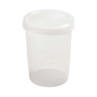 Купить Банка с крышкой "Твист"  0,5 л  D=90 мм H=120 мм (бесцветный) (1/32) "Бытпласт"