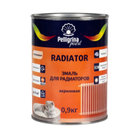 Эмаль акриловая для радиаторов белая 0,9 кг (1/6) "Пеллигрина жемчуг"