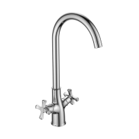 Купить Смеситель для кухни DR52028 двухвентильный, поворотн. излив (1/12) "DECOROOM"