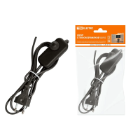 Купить Шнур шввп 2 х 0,75 мм² 2 м, плоск. вилка, светорегулятор шу05с2, черный (1/80) TDM SQ1305-0052