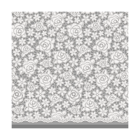 Купить Скатерть пвх "Элегия" 110*135 см (1/15) 013-WHITE