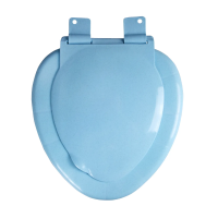 Купить Сиденье для унитаза "Эконом" голубой мрамор (1/15) "Вирпласт"