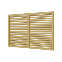 Купить Экран декоративный на радиатор пласт. 600 х 900 мм бежевый (1/5) "Эра" п6090р беж