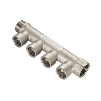 Купить Коллектор 3/4" х 1/2"  4 выхода (внутренняя резьба) (1/30) "Стм"