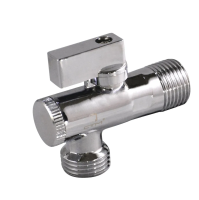 Купить Кран шаровой для быт. прибор. угл. 1/2"х3/4" наруж/наруж, бабочка, фильтр,  отраж. (1/120) "Стм"