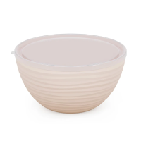 Купить Салатник пласт. "Оазис" 4 л с крышкой (бежевый) (1/16) "Альтернатива" м8405