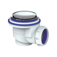 Купить Сифон для душевого поддона с латунным хром. выпуском (1/100) "UNICORN" G422E