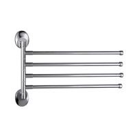 Купить Полотенцедержатель поворотный четверной F1614, хром (1/20/40) "FRAP"