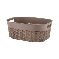 Купить Корзина универс. "OSLO" 380*284*150 мм 12 л (шоколад. мокко) (1/14) "PLAST TEAM" PT135210015