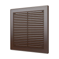 Купить Решетка вентиляц. разъемная с сеткой 249 х 249 мм (коричн.) (1/40) "Эра" 2525р кор