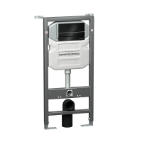 Купить Инсталляция рамная для подвесного унитаза "ENVISION" с кнопкой FLAT (черный) "CERAMICA NOVA" CN1002B