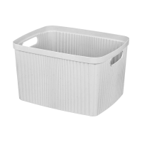 Купить Корзина универс. "VELVET" 35 л 450*360*270 мм (светло-серый флэк) (1/5) "Бытпласт"