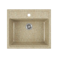 Купить Мойка для кухни врезная искусств. камень GRS-06-302 565*505 мм песочная (1) "GREENSTONE"