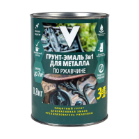 Грунт- эмаль по ржавчине 3 в 1 синяя 0,8 кг (1/14) "V"