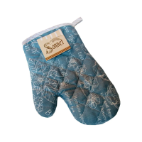 Купить Прихватка-рукавица рогожка, версаль аквамарин (1/80) "SONNET"