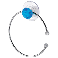 Купить Полотенцедержатель-полукольцо на присоске "Бриллиант" хром.  (1/10) "Рыжий кот" W2508E