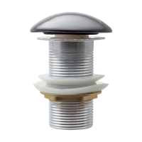 Купить Клапан донный для умывальн. "CLICK-CLACK" 1 1/4" D 70 мм, хром/черный (1) "MPF"