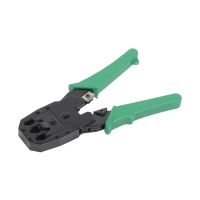 Купить Инструмент обжимной для разъемов RJ-45/RG-12/RJ-11, пвх рукоятки (1/50) "ITK"