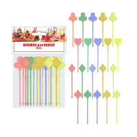 Купить Шпажки для канапе "Карты" 90 мм, набор 20 шт. (1/10/200) "Мультидом" мг76-66