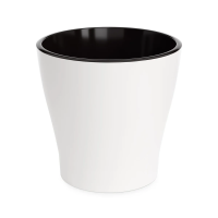 Купить Горшок для цветов "Лея" 5 л двойной (белый) (1/8) "Альтернатива" м7930