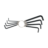 Купить Ключи шестигранные "TORX" T10-T50 оксид. на кольце (набор 9 шт.) (1/20/100) "SPARTA"