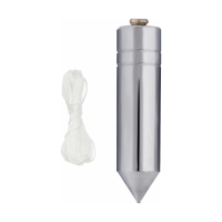 Купить Отвес цилиндрический металл. 400 г, шнур 5 м (1/60) "MATRIX"