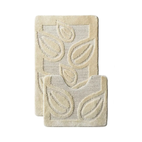 Купить Набор ковриков для ванной "LEMIS 3016" 50*80 + 50*40 см (бежевый) (1/18) "L'CADESI" 001289