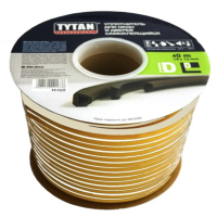 Уплотнитель D 14 X 12 мм белый бухта 40 м (1/2) 