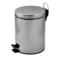 Купить Ведро для мусора 3 л с педалью, хром (1/6) "SWENSA" P816-3(3L)