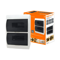 Купить Щиток распределительный навесной щрн-п 24 модуля, пластик IP41 (1/10) TDM SQ0901-0006